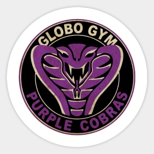 Globo Gym Purple Cobras Sticker